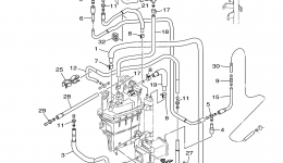 Fuel Injection Pump 2 для лодочного мотора YAMAHA LF300TUR (1207) 6BJ-1000001~ LF300TXR_TUR 6BK-1000001~2006 г. 