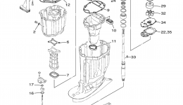 Repair Kit 2 для лодочного мотора YAMAHA FL300BET1X (0210)2006 г. 