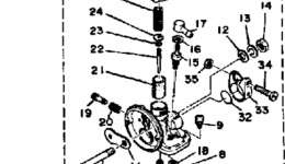 Карбюратор для лодочного мотора YAMAHA 2SJ1986 г. 