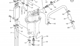 Fuel Injection Pump 2 для лодочного мотора YAMAHA F50TLR (0509)2006 г. 