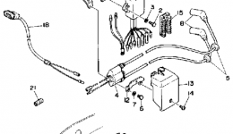 Electrical для лодочного мотора YAMAHA F9.9SG1988 г. 