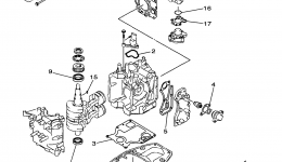 Repair Kit 1 для лодочного мотора YAMAHA F15MLHX1999 г. 