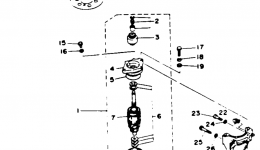 Starter Motor (Er) для лодочного мотора YAMAHA 30ELRS1994 г. 