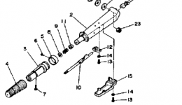Manual Steering for лодочного мотора YAMAHA 40ETLF1989 year 
