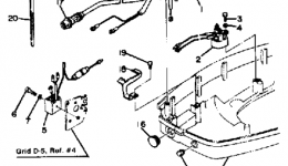 Electric Parts (40E) для лодочного мотора YAMAHA 40SN1984 г. 