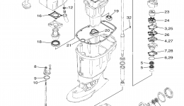 Repair Kit 2 для лодочного мотора YAMAHA F90LA (0115)2006 г. 