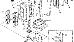 Repair Kit 1 для лодочного мотора YAMAHA 200ETLF-JD (175ETLF)1989 г. 