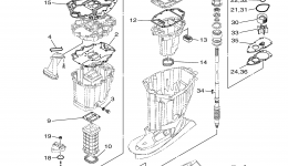 Repair Kit 2 для лодочного мотора YAMAHA F350NCC (0116)2006 г. 