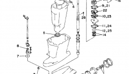 Repair Kit 2 для лодочного мотора YAMAHA E75MLHW1998 г. 