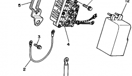 Electrical (C55tr) for лодочного мотора YAMAHA C55TLRT1995 year 