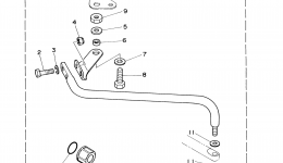 Steering Guide for лодочного мотора YAMAHA T9.9EXHX1999 year 