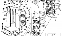 Intake для лодочного мотора YAMAHA L250TURQ1992 г. 