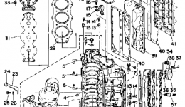 Crankcase Cylinder for лодочного мотора YAMAHA PROV150LG1988 year 