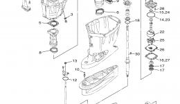 Repair Kit 2 для лодочного мотора YAMAHA F150TLR_04 (0411)2006 г. 