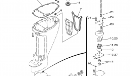 Repair Kit 3 для лодочного мотора YAMAHA F15MLHZ2001 г. 