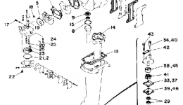 Repair Kit для лодочного мотора YAMAHA 6MLHP1991 г. 