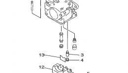 Repair Kit 2 для лодочного мотора YAMAHA F25TLRX (F25MLHX)1999 г. 