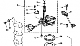 GENERATOR для лодочного мотора YAMAHA 30MLHQ1992 г. 