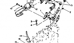 Electric Parts для лодочного мотора YAMAHA 9.9ELHR1993 г. 