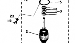 Electric Motor for лодочного мотора YAMAHA C115TLRP1991 year 