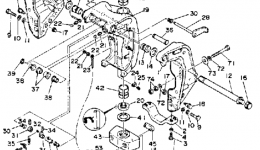 Bracket для лодочного мотора YAMAHA 115ETLG-JD (115ETLG-JD)1988 г. 
