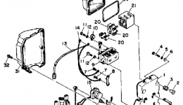 Electric Parts 3 для лодочного мотора YAMAHA L250TXRP1991 г. 