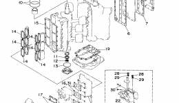 Repair Kit 1 для лодочного мотора YAMAHA 150TXR (0406) 6G4-1017561~10193482006 г. 
