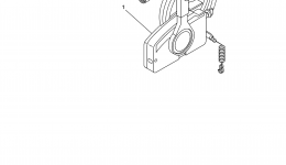 Устройство дистанционного управления для лодочного мотора YAMAHA T9.9EXH (0405)2006 г. 