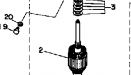 Electric Motor для лодочного мотора YAMAHA 115ETLHJD (115ETLH-JD)1987 г. 