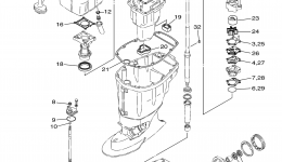 Repair Kit 2 for лодочного мотора YAMAHA F90TLR (0406) 62P-1008069~1010401 F90TLR_TXR_TJR 61P-1021936~1022006 year 