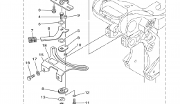 Steering Friction для лодочного мотора YAMAHA F15CPLH (0406) 6AGK-1000001~1005905 F20MSH_MLH_ESH_ELHESRELRPLHPL2006 г. 