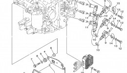 Electrical 1 для лодочного мотора YAMAHA F40TLR (0406) 67C-1028012~10350362006 г. 