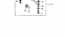 Steering Guide Attachment для лодочного мотора YAMAHA 30MSHQ1992 г. 