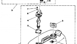 Fuel System 2 для лодочного мотора YAMAHA 175TLRP1991 г. 