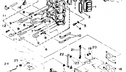 Intake для лодочного мотора YAMAHA C115TLRR1993 г. 