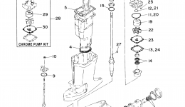 Repair Kit 2 для лодочного мотора YAMAHA 115TXR (0405) 6E5-1014963~10182222006 г. 