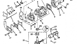 Crankcase Cylinder Piston для лодочного мотора YAMAHA 2SN1984 г. 