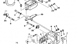 Intake для лодочного мотора YAMAHA F9.9MLHQ1992 г. 