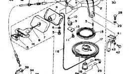 Manual Starter for лодочного мотора YAMAHA 30ESRP1991 year 