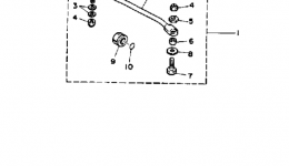 Steering Guide Attachment для лодочного мотора YAMAHA 40MLHQ1992 г. 