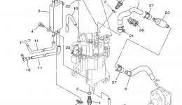 Fuel Injection Pump 2 для лодочного мотора YAMAHA F40JEA (0410)2006 г. 