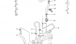 Fuel Injection Pump 2 для лодочного мотора YAMAHA F350XCB_01 (0112)2006 г. 