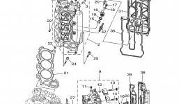 Cylinder Crankcase 2 для лодочного мотора YAMAHA F200TXRC2004 г. 