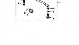 Steering Guide Attachment для лодочного мотора YAMAHA 30MLHP1991 г. 