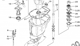 Repair Kit 3 для лодочного мотора YAMAHA F100TXRX1999 г. 