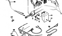 Electric Parts для лодочного мотора YAMAHA T9.9ELHR1993 г. 