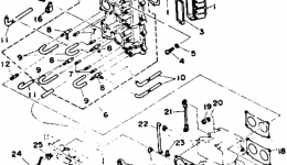 Intake для лодочного мотора YAMAHA C115TLRP1991 г. 