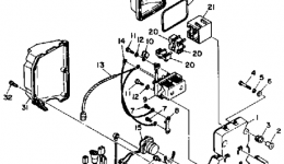 Electric Parts 3 для лодочного мотора YAMAHA L250TURQ1992 г. 