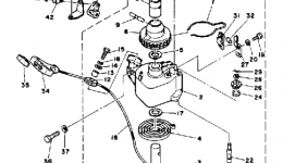 Manual Starter для лодочного мотора YAMAHA T9.9EXHP1991 г. 