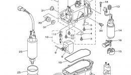 Fuel Injection Pump 1 для лодочного мотора YAMAHA F250TXR (0407) 6P2-1021904~ LF250TXR_TUR 6P3-1009546~2006 г. 